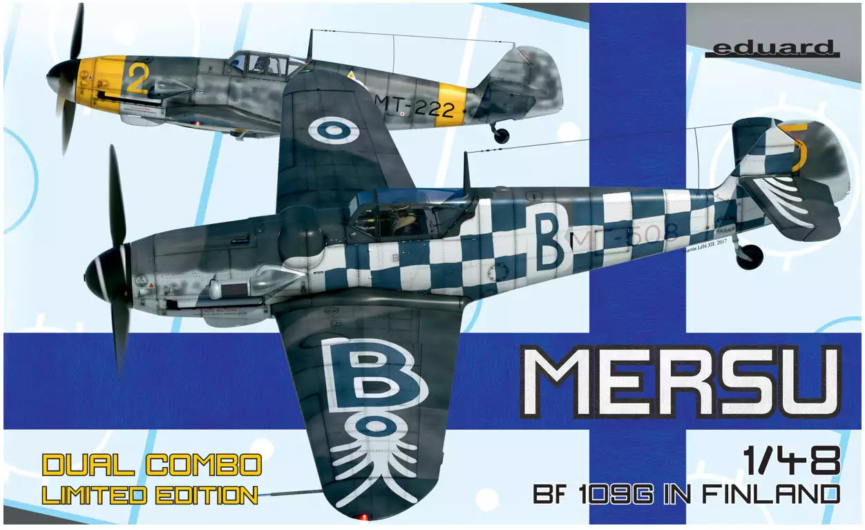 Verpackung: Eduard 11114 Mersu / Bf 109G in Finland - Dual Combo, Limited Edition, 1:48