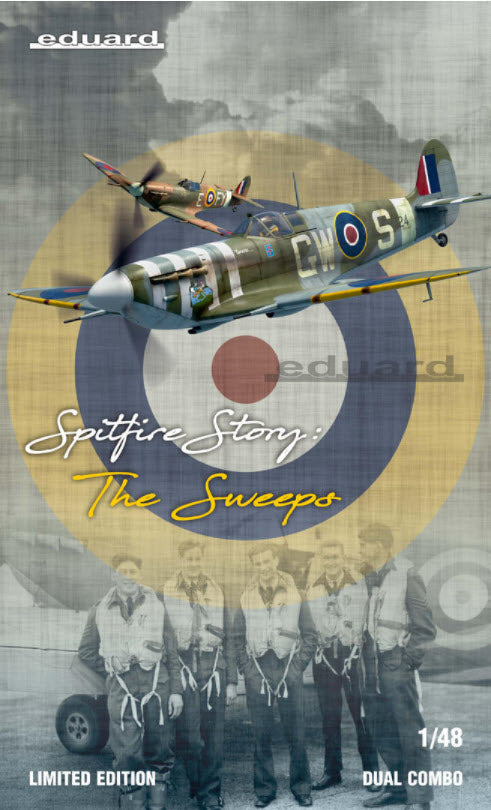 Verpackung: Eduard 11153 SPITFIRE STORY The Sweeps - Dual Combo - Limited Edition, 1:48