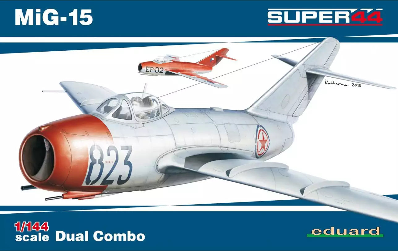 Verpackung: Eduard 4443 MiG-15 -Dual Combo- Super 44, 1:144