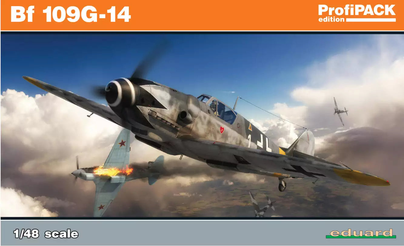 Verpackung: Eduard 82118 Messerschmitt Bf 109G-14, ProfiPACK edition, 1:48