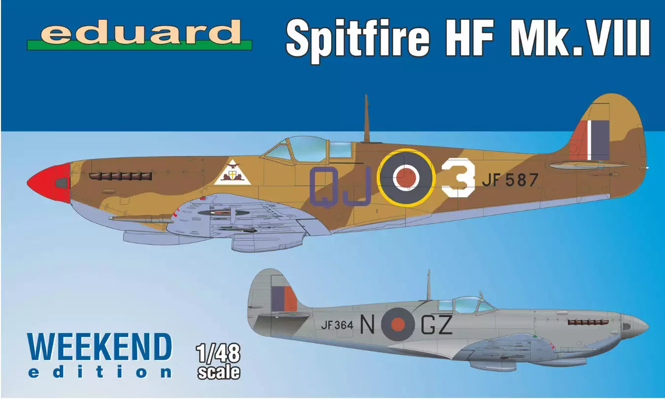 Verpackung: Eduard 84132 Supermarine Spitfire HF Mk. VIII, Weekend edition, 1:48