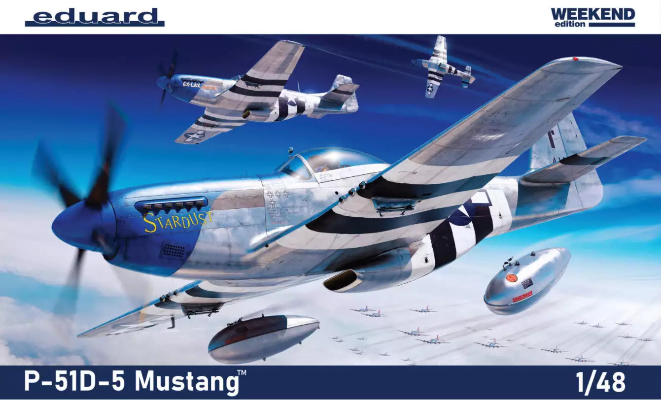 Verpackung: Eduard 84172 P-51D-5 Mustang, Weekend edition, 1:48