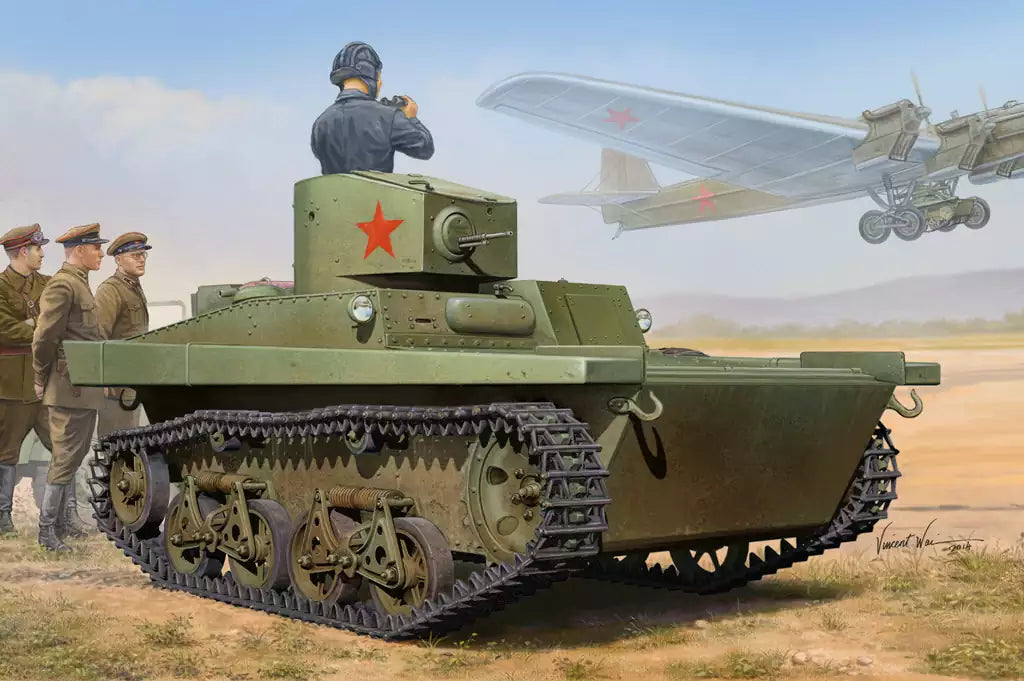 Verpackung: Hobby Boss 83821 Soviet T-37A Light Tank (Izhorsky), 1:35