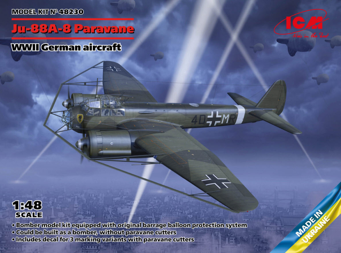 Verpackung: ICM 48230 Ju-88A-8 "Paravane", 1:48