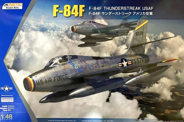 Verpackung: Kinetic K48113 F-84F Thunderstreak USAF, 1:48