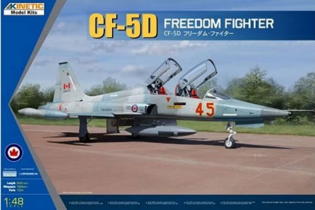 Verpackung: Kinetic K48123 CF-5D Freedom Fighter, 1:48