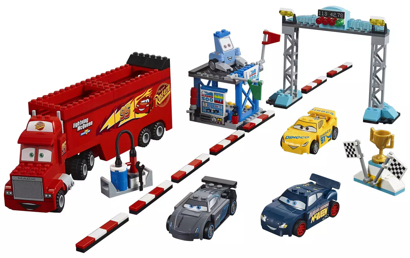 Inhalt: LEGO Juniors 10745 Finale Florida 500