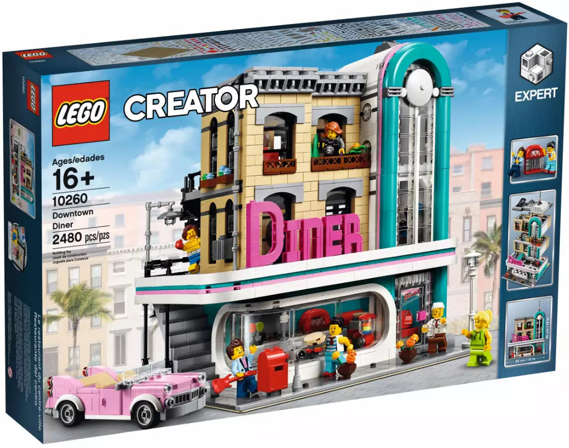 Verpackung: LEGO Creator Expert 10260 Amerikanisches Diner