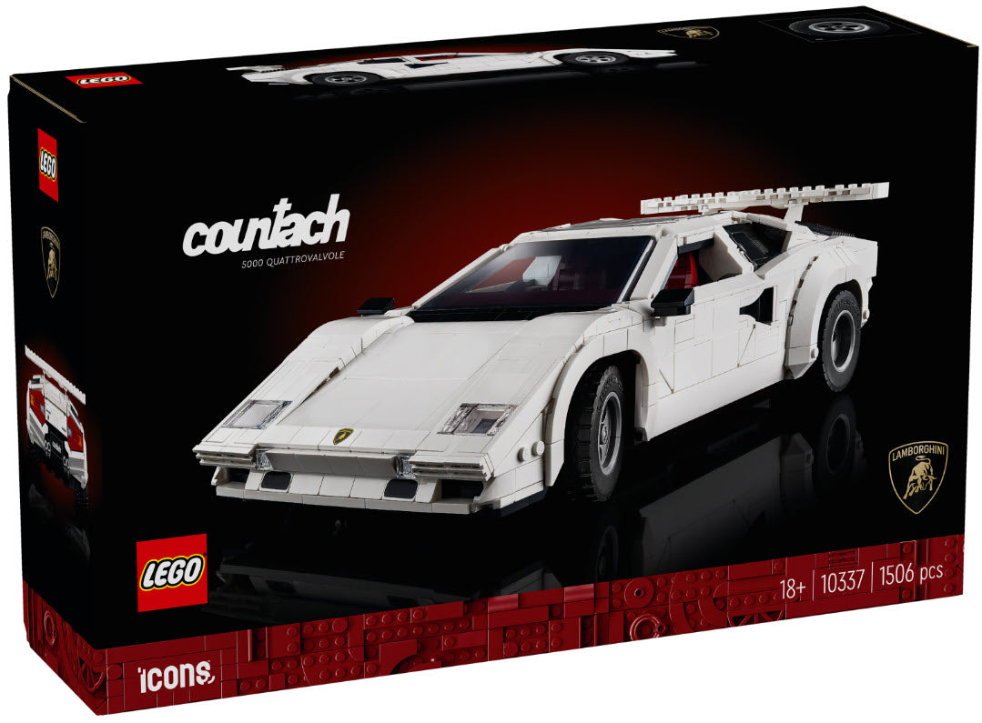 Verpackung: LEGO Icons 10337 Lamborghini Countach 5000 Quattrovalvole