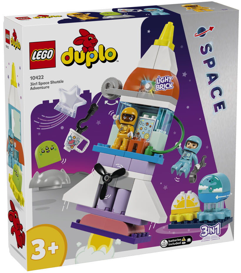 Verpackung: LEGO DUPLO 10422 3-in-1-Spaceshuttle für viele Abenteuer