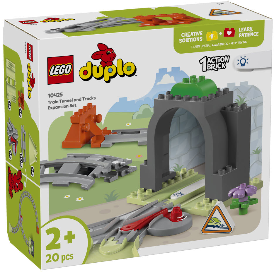 Verpackung: LEGO DUPLO 10425 Eisenbahntunnel und Schienen – Erweiterungsset