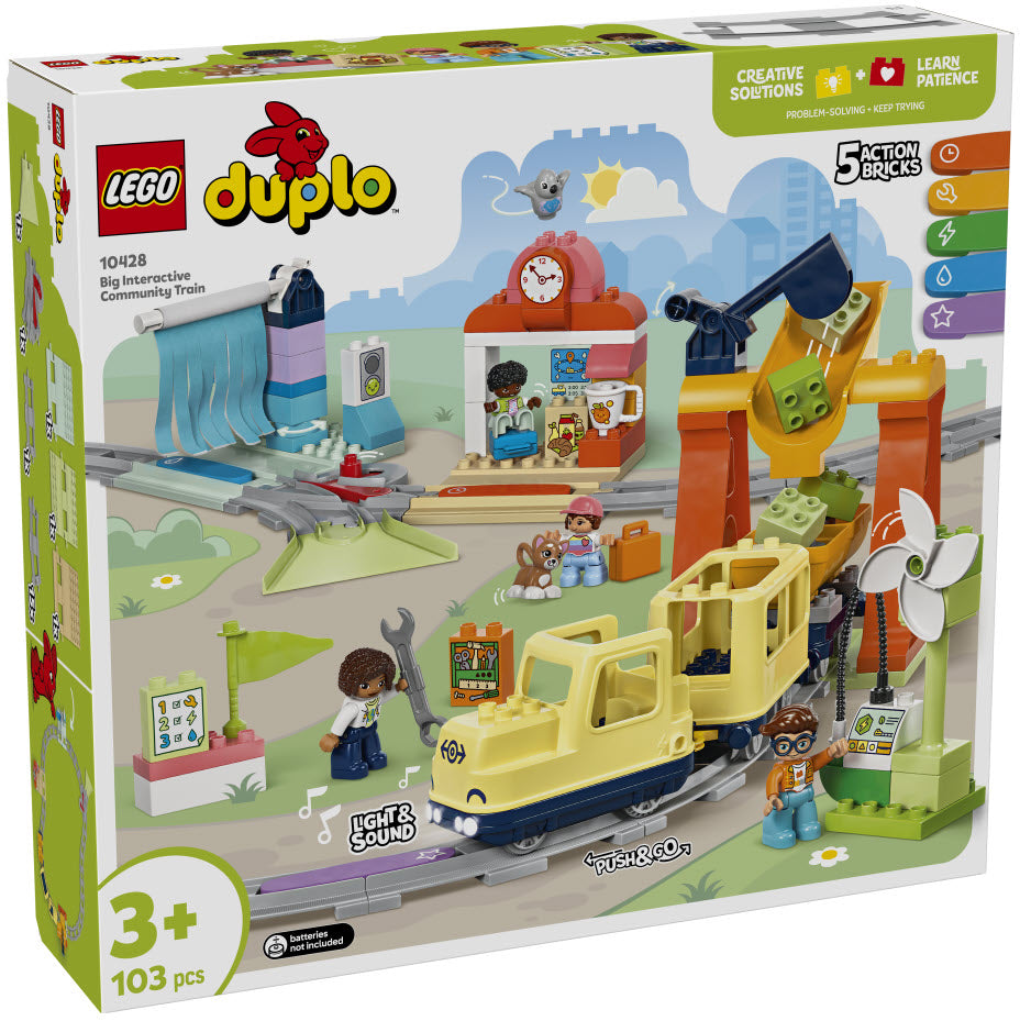 Verpackung: LEGO DUPLO 10428 Große interaktive Eisenbahn
