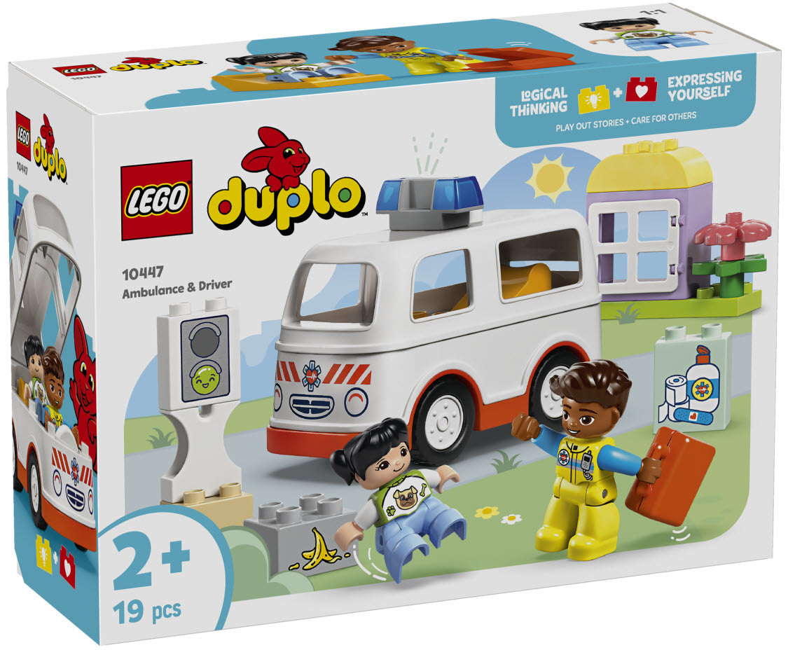 Verpackung: LEGO DUPLO 10447 Rettungswagen mit Fahrer