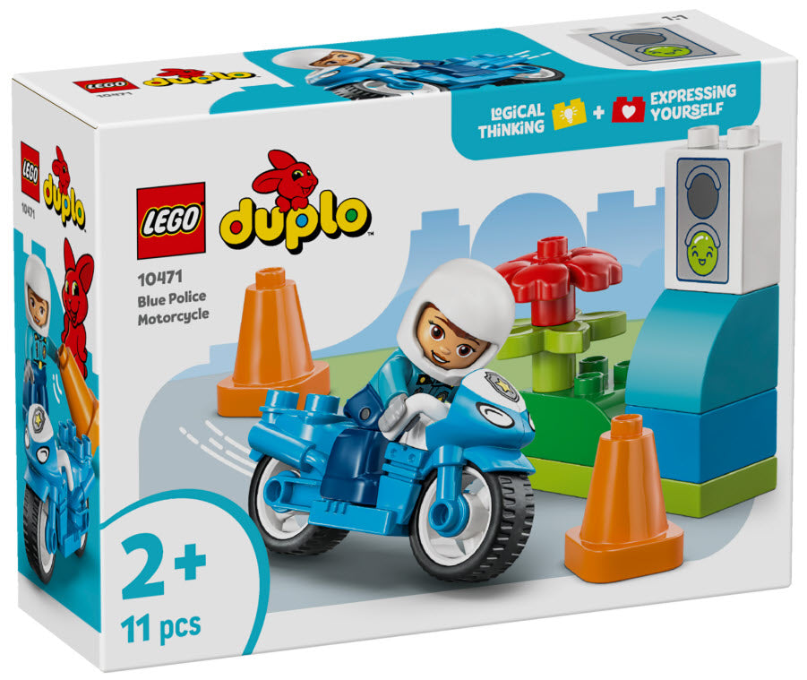 Verpackung: LEGO DUPLO 10471 Blaues Polizeimotorrad
