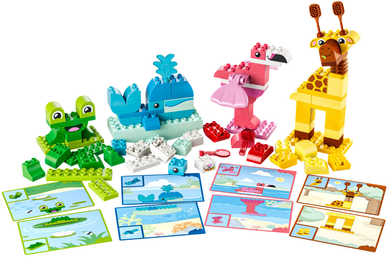 Inhalt: LEGO DUPLO 10472 Wir Bauen Tiere