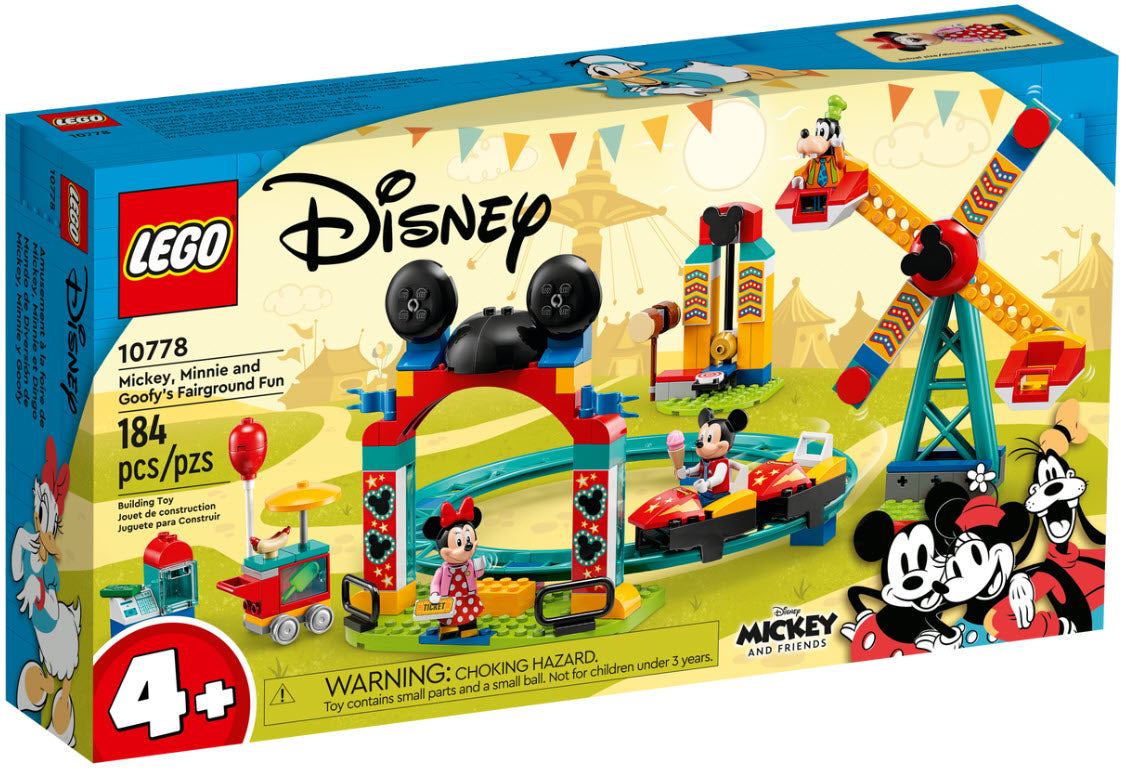 Verpackung: LEGO Disney 10778 Micky, Minnie und Goofy auf dem Jahrmarkt