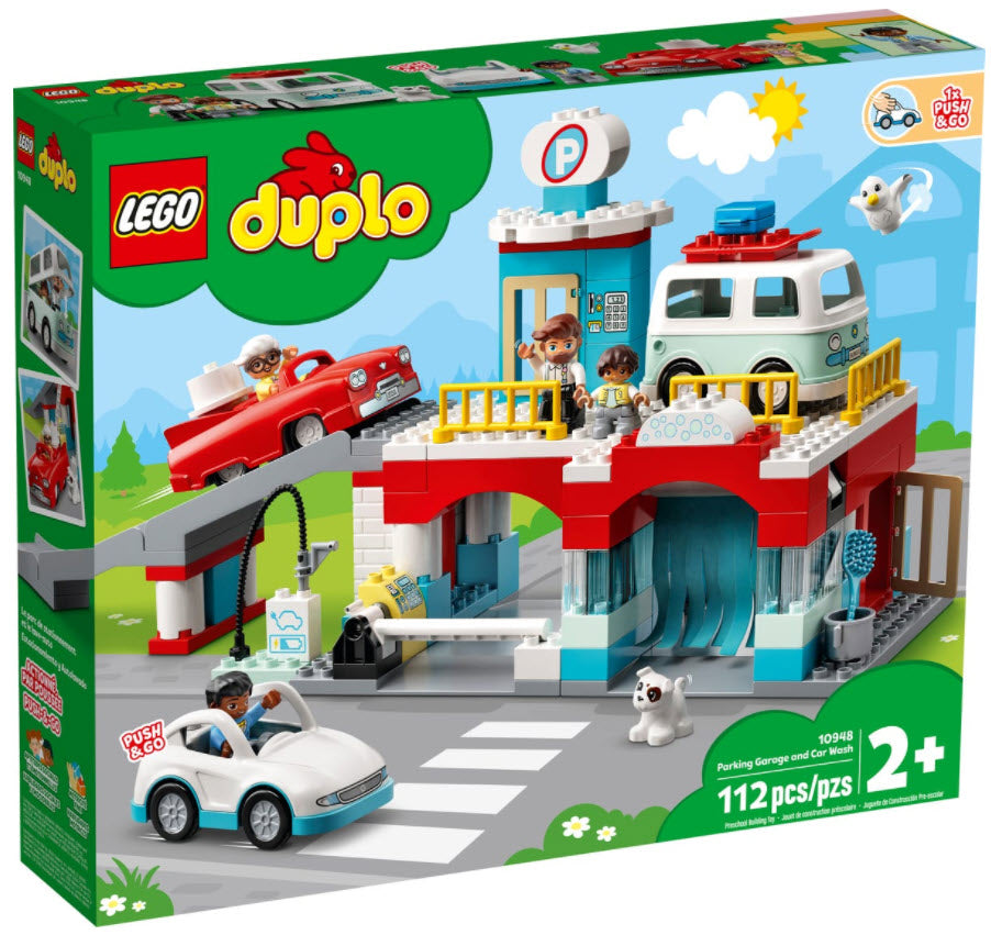 Verpackung: LEGO DUPLO 10948 Parkhaus mit Autowaschanlage