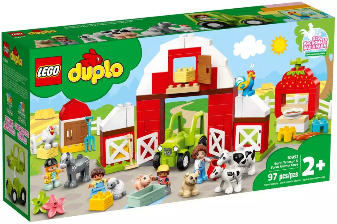 Verpackung: LEGO DUPLO 10952 Scheune, Traktor und Tierpflege