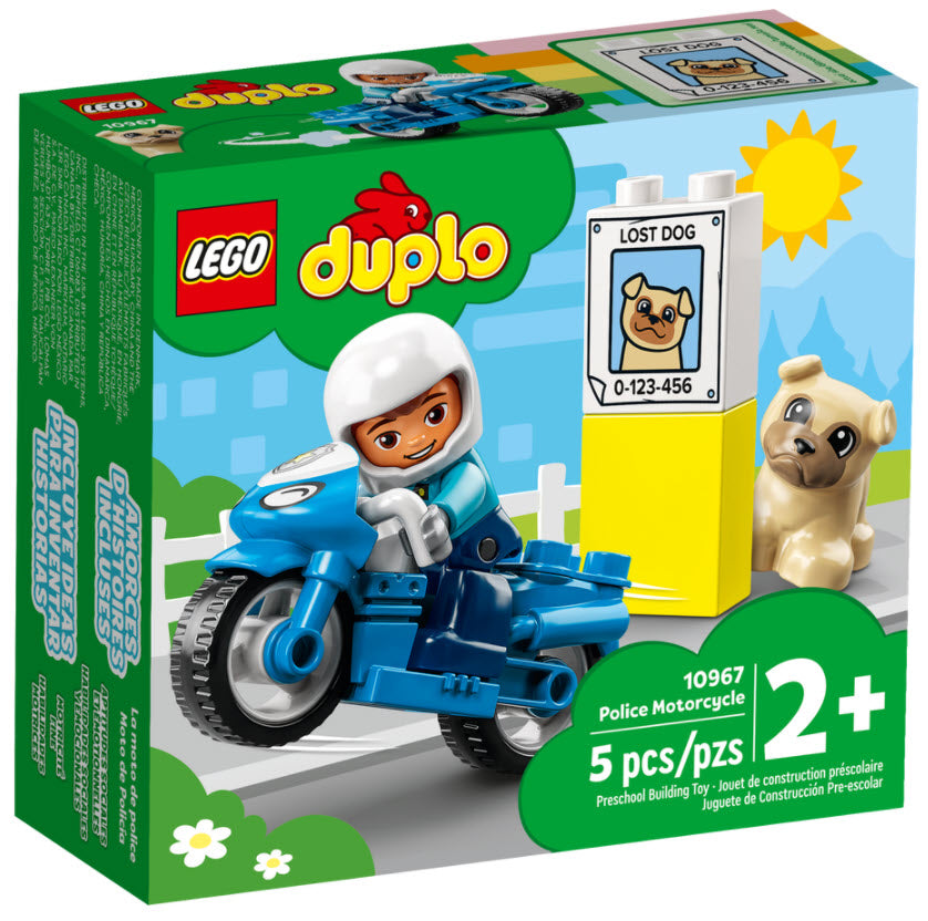 Verpackung: LEGO DUPLO 10967 Polizeimotorrad