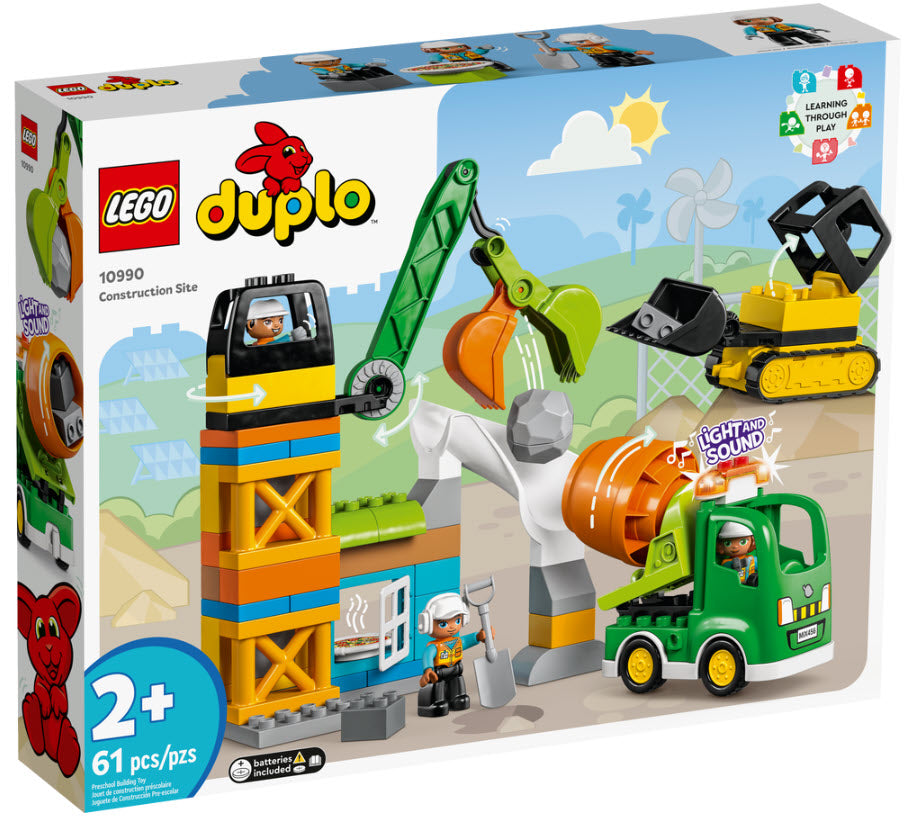 Verpackung: LEGO DUPLO 10990 Baustelle mit Baufahrzeugen