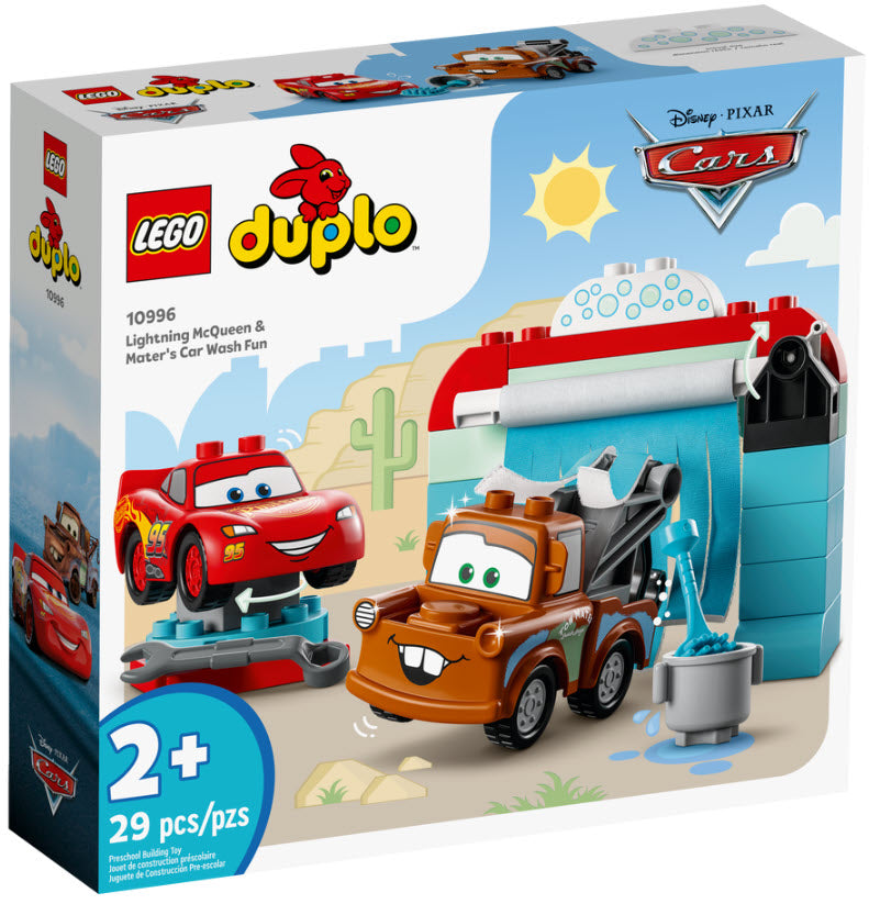 Verpackung: LEGO DUPLO Cars 10996 Lightning McQueen und Mater in der Waschanlage