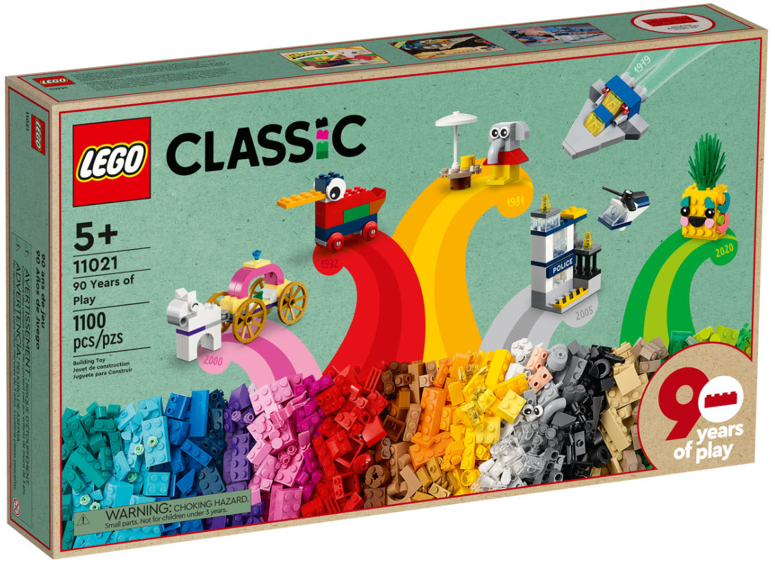 Verpackung: LEGO Classic 11021 90 Jahre Spielspaß