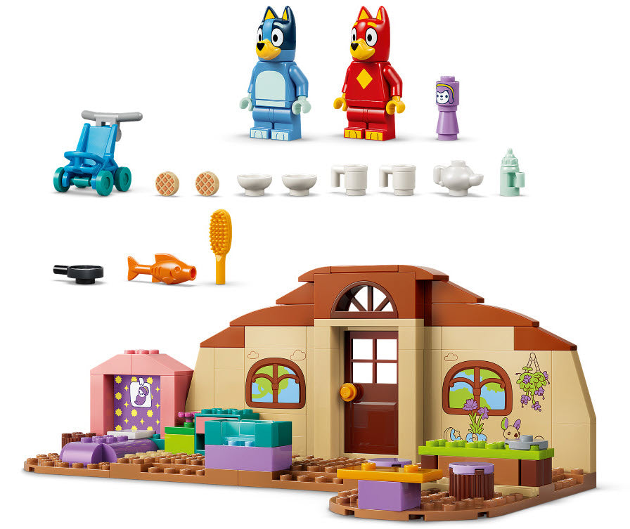 Detail 1: LEGO Bluey 11221 Schule mit Rusty und Bluey