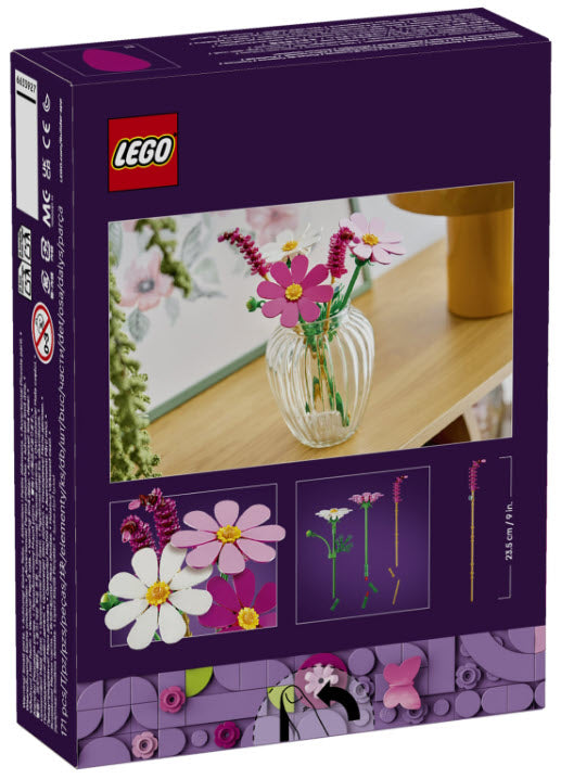 Box Rückseite: LEGO Botanicals 11514 Kosmeen