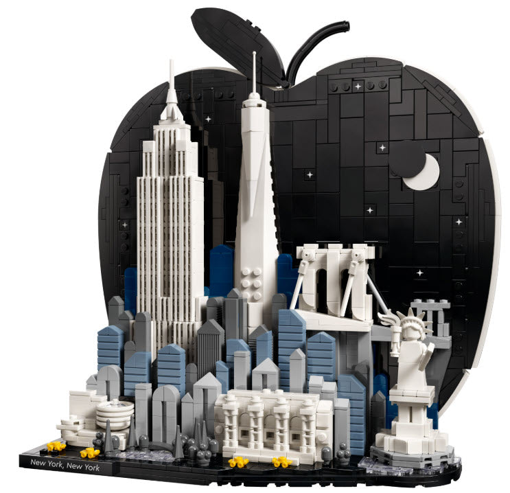 Inhalt: Feiere New York City und seine legendären Wahrzeichen mit LEGO® Architecture New York City – The Big Apple (21066) – einer spektakulären Wohnzimmerdeko. Das Bauset für Erwachsene ist ein atemberaubendes Geschenk für Architekturbegeisterte und Reis