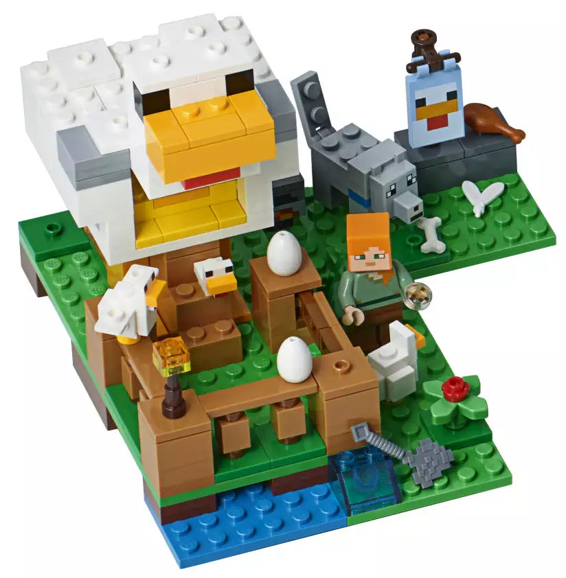 Inhalt: LEGO Minecraft 21140 Hühnerstall