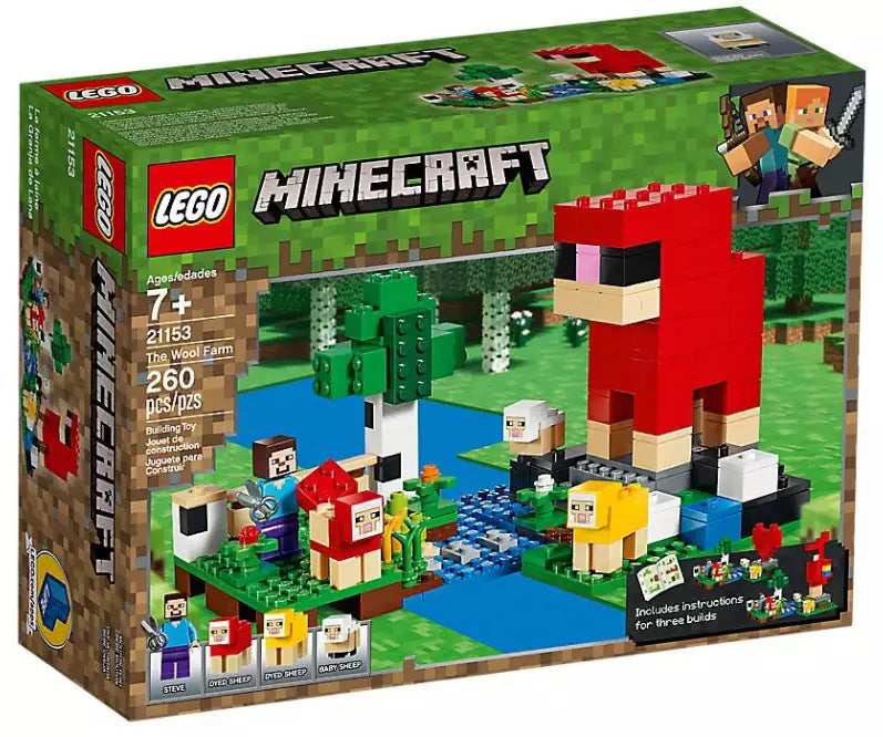 Verpackung: LEGO Minecraft 21153 Die Schaffarm