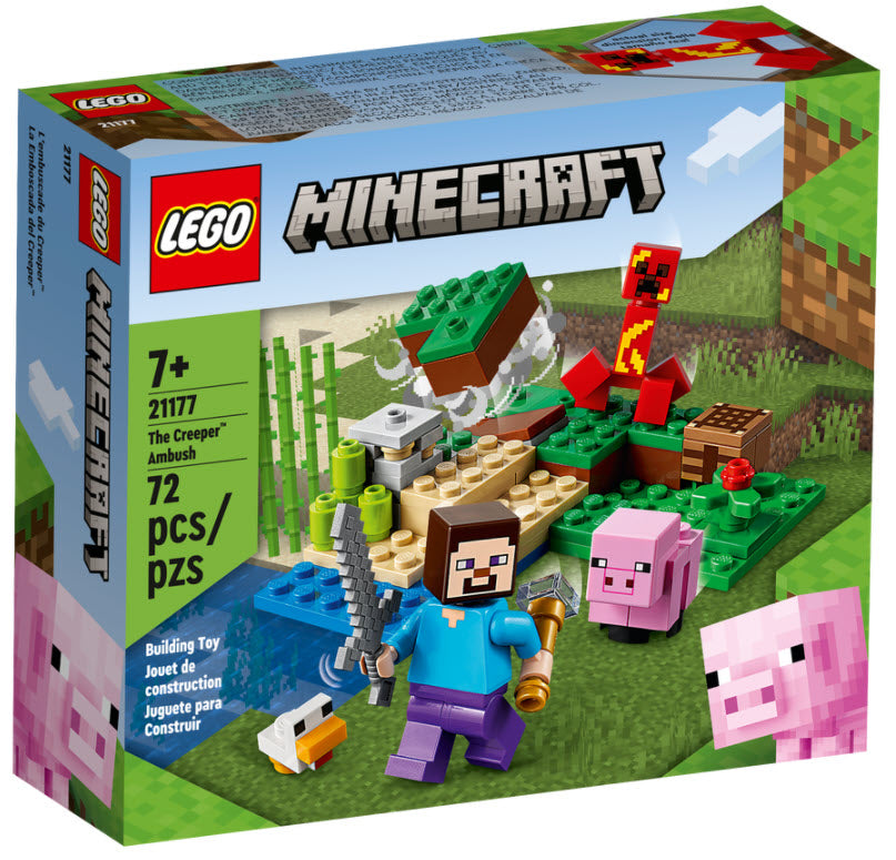 Verpackung: LEGO Minecraft 21177 Der Hinterhalt des Creeper