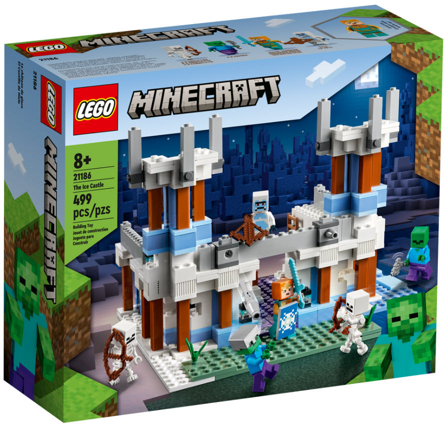 Verpackung: LEGO Minecraft 21186 Der Eispalast