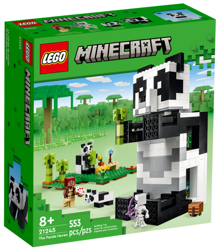 Verpackung: LEGO Minecraft 21245 Das Pandahaus