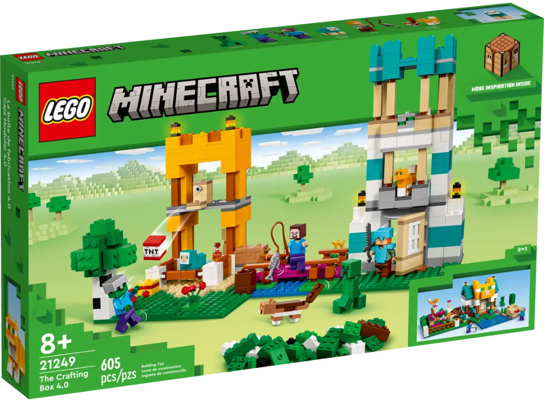 Verpackung: LEGO Minecraft 21249 Die Crafting-Box 4.0