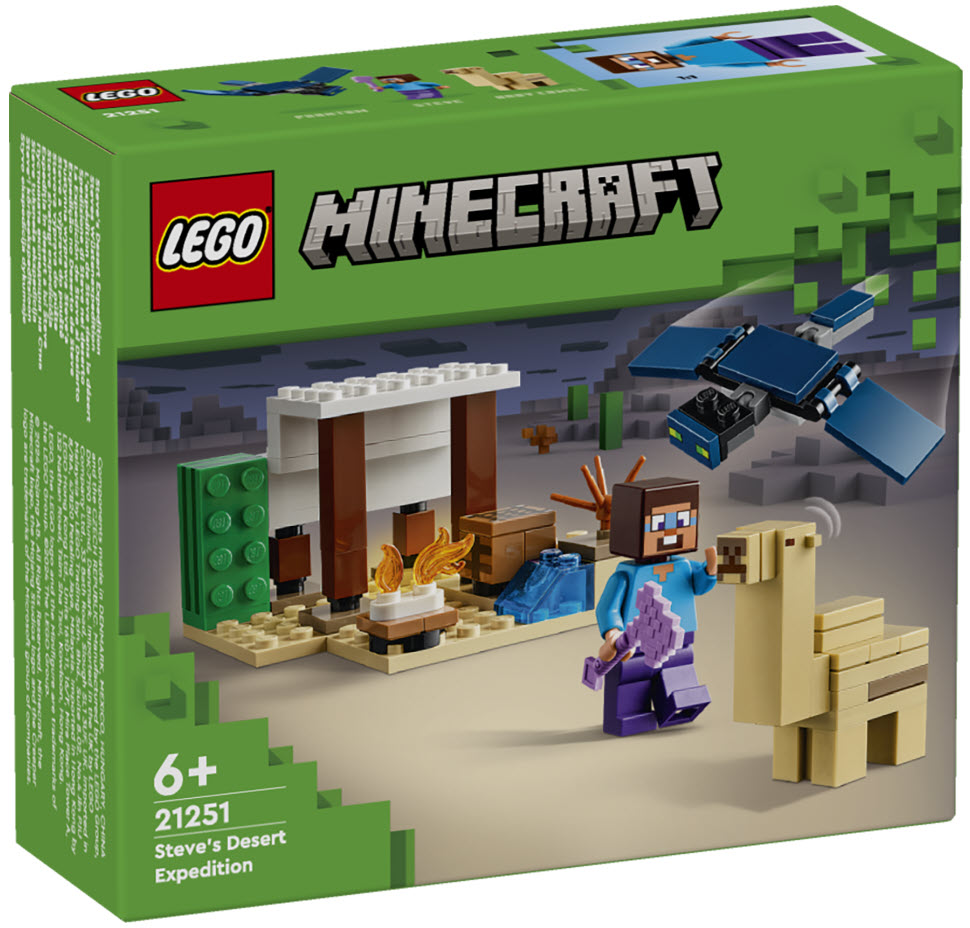 Verpackung: LEGO Minecraft 21251 Steves Wüstenexpedition