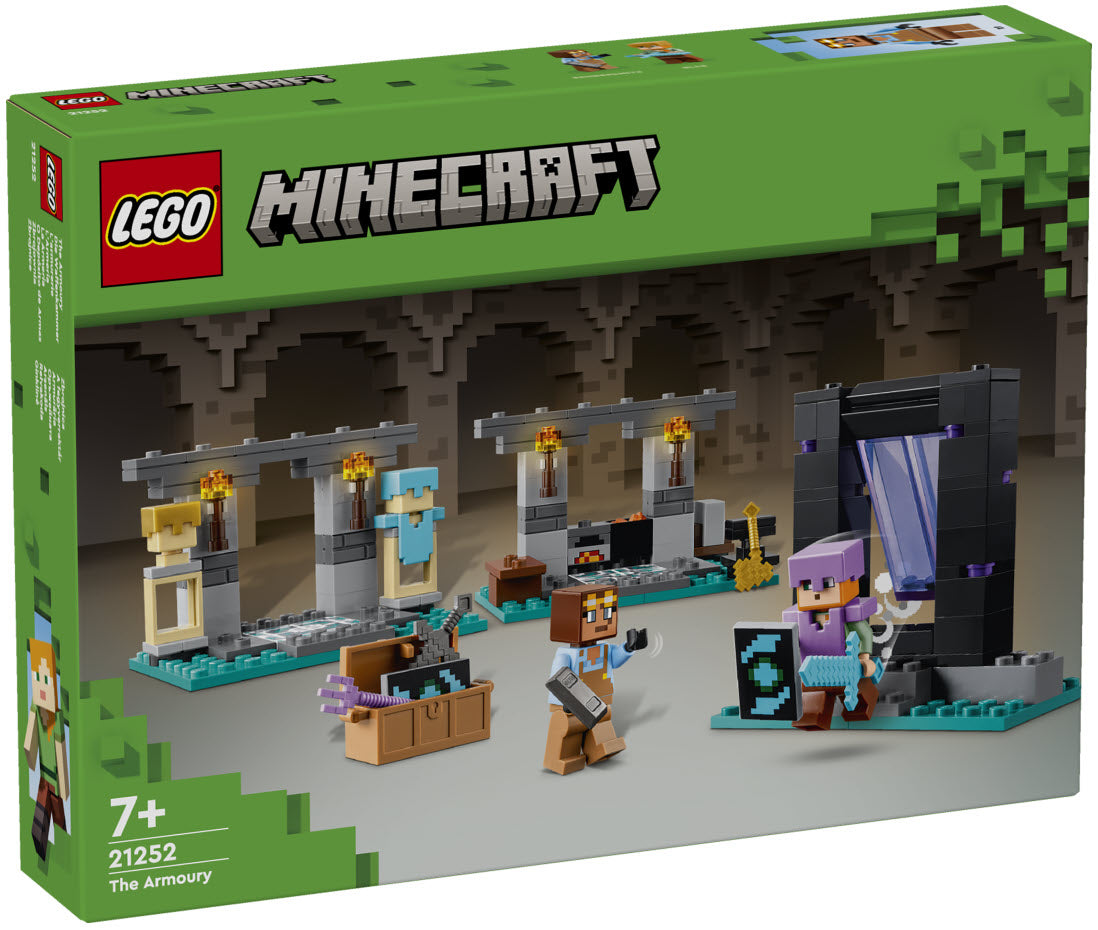 Verpackung: LEGO Minecraft 21252 Die Waffenkammer