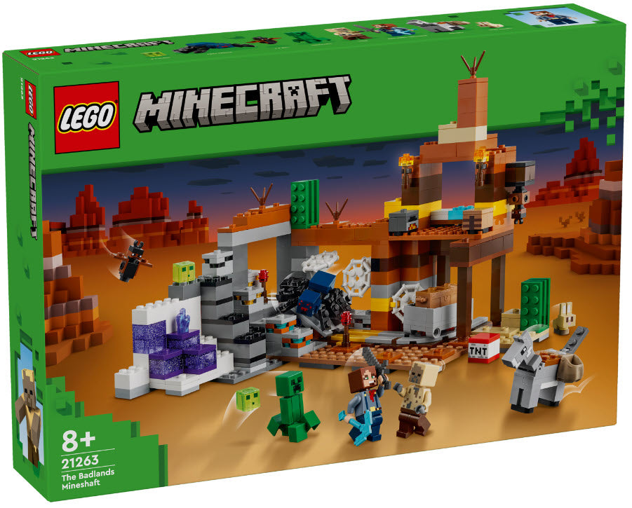 Verpackung: LEGO Minecraft 21263 Die Mine in den Badlands