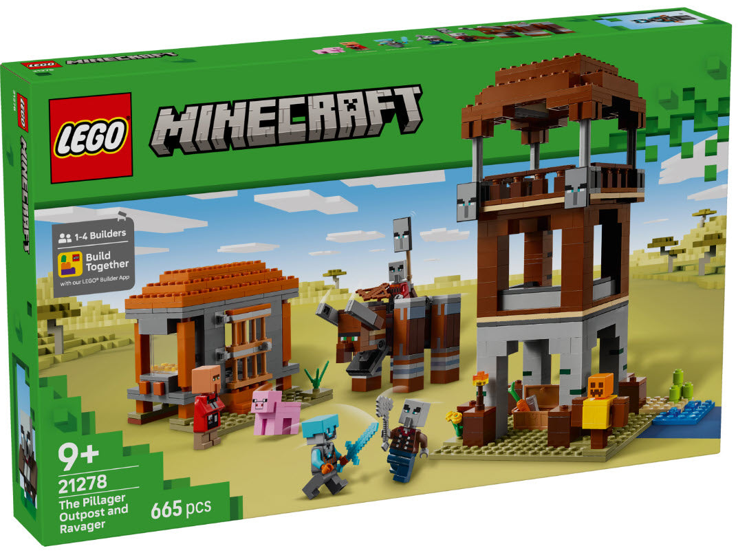 Verpackung: LEGO Minecraft 21278 Ein Verwüster am Plünderer-Außenposten