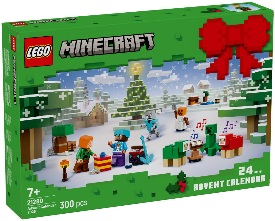 Verpackung: LEGO Minecraft 21280 Adventskalender 2025