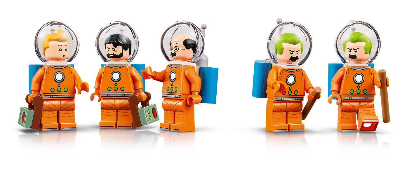 Minifiguren: LEGO Ideas 21367 Die Mondrakete von Tim und Struppi