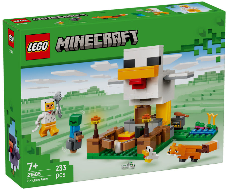 Verpackung: LEGO Minecraft 21585 Hühnerfarm