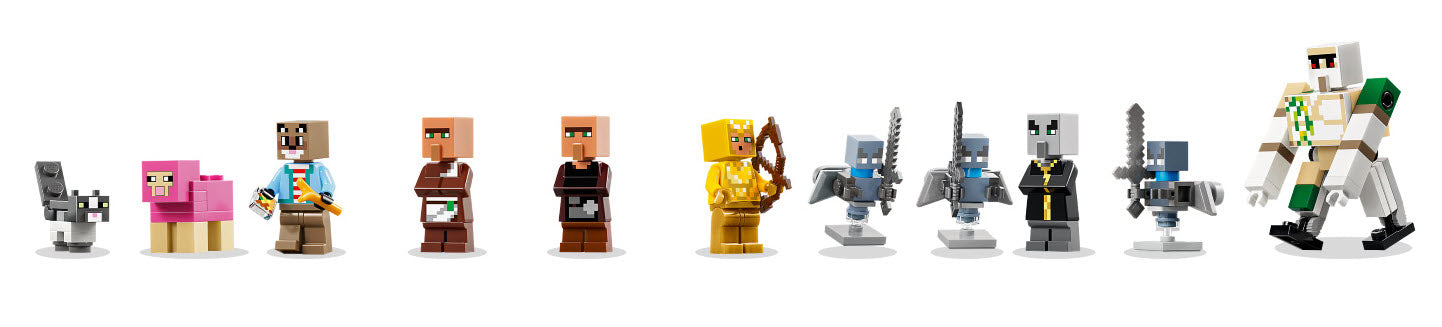 Minifiguren: LEGO Minecraft 21596 Angriff des Magiers auf das Dorf