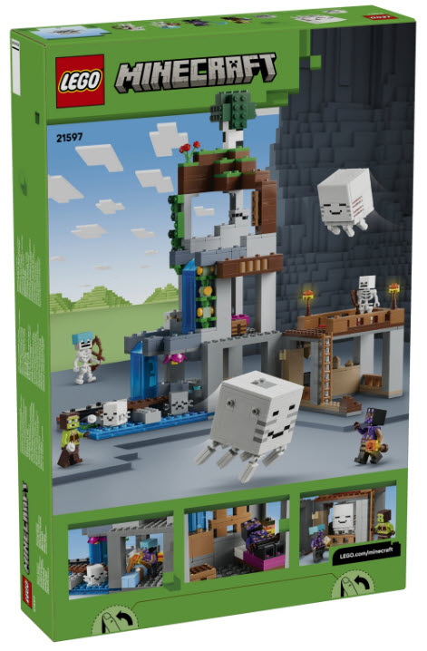 Box Rückseite: LEGO Minecraft 21597 Ghast-Station