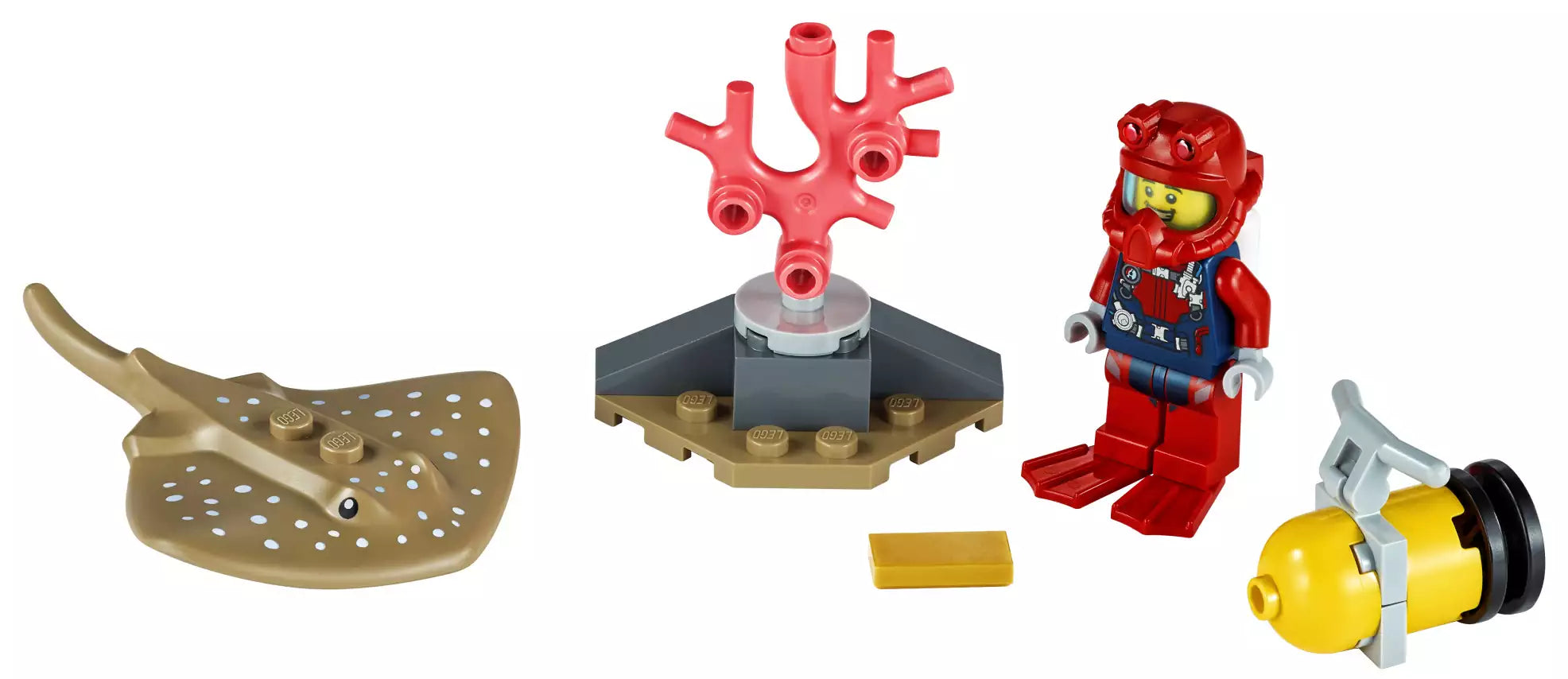Inhalt: LEGO City 30370 Tiefseetaucher