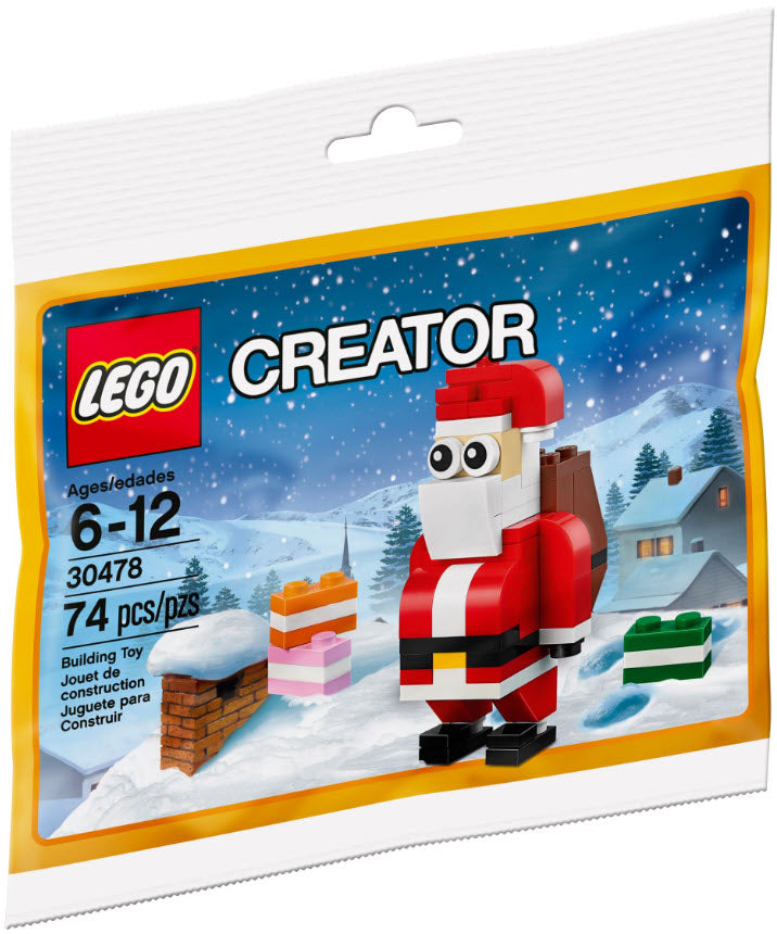 Verpackung: LEGO Creator 30478 Lustiger Weihnachtsmann