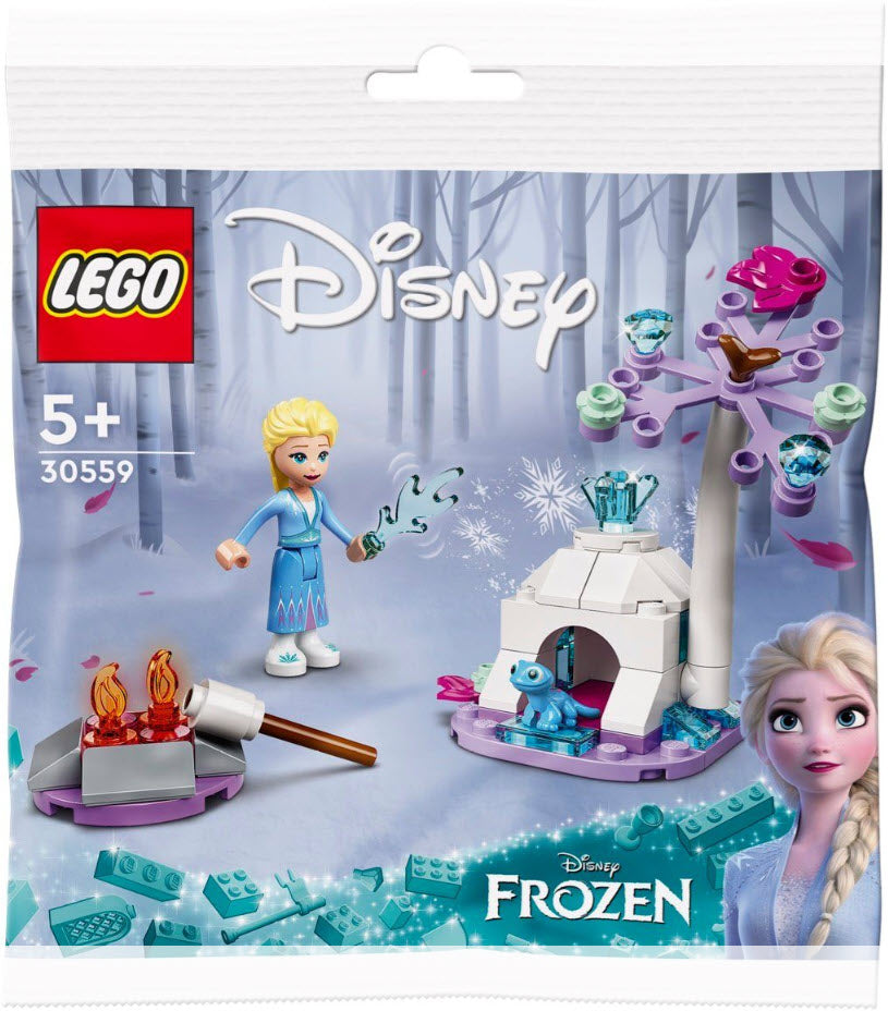 Verpackung: LEGO Disney Princess 30559 Elsas und Brunis Lager im Wald