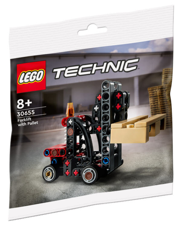 Verpackung: LEGO Technic 30655 Gabelstapler mit Palette