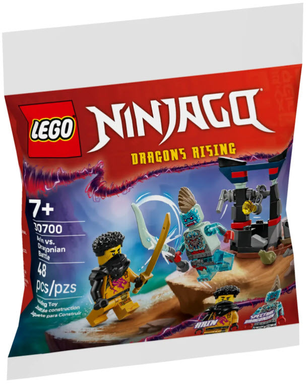 Verpackung: LEGO Ninjago 30700 Arins Duell mit dem Drachenmenschen
