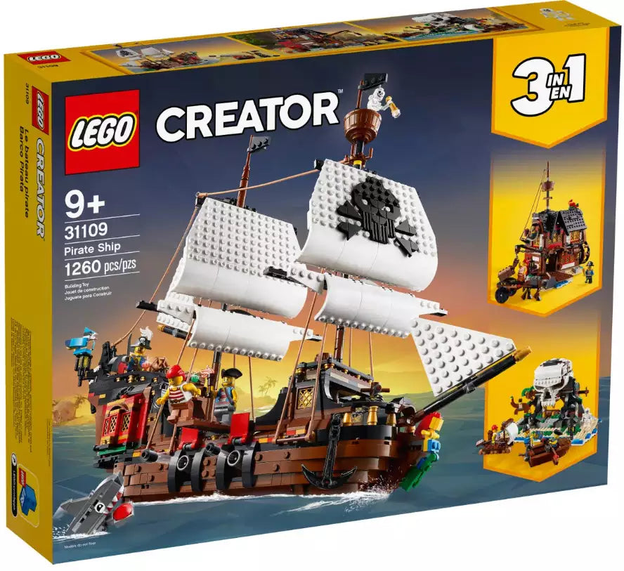 Verpackung: LEGO Creator 31109 Piratenschiff